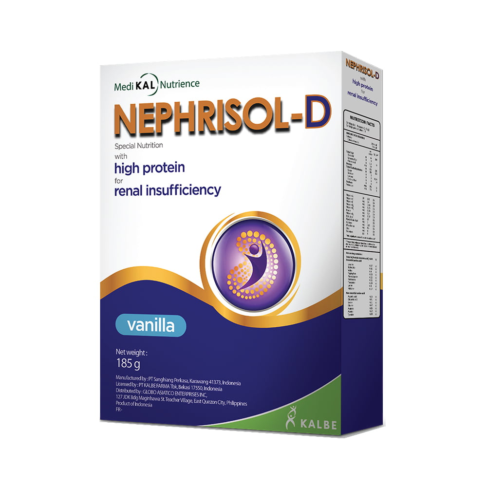 Sữa cho người suy thận Nephrisol-D giàu đạm (185g)