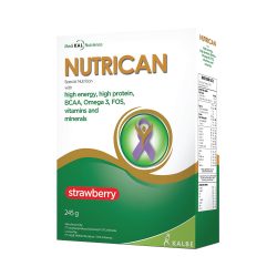 Sữa bột dinh dưỡng NutriCan - Giúp bổ sung dinh dưỡng cho người bệnh K (Hộp 245 gam)- Vị dâu
