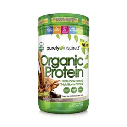 Organic Plant Protein PurelyInspired - Sữa Tăng Cơ Chay, Bổ sung men vi sinh, Thực Vật Hữu Cơ 18 lần dùng (Hương Sô cô la/Va-ni)