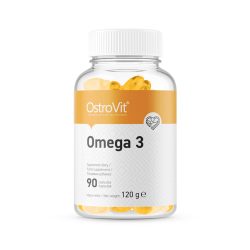 OstroVit Omega 3 1000mg dầu cá - Hỗ trợ tim mạch và não bộ (90 Viên/ 180 Viên)