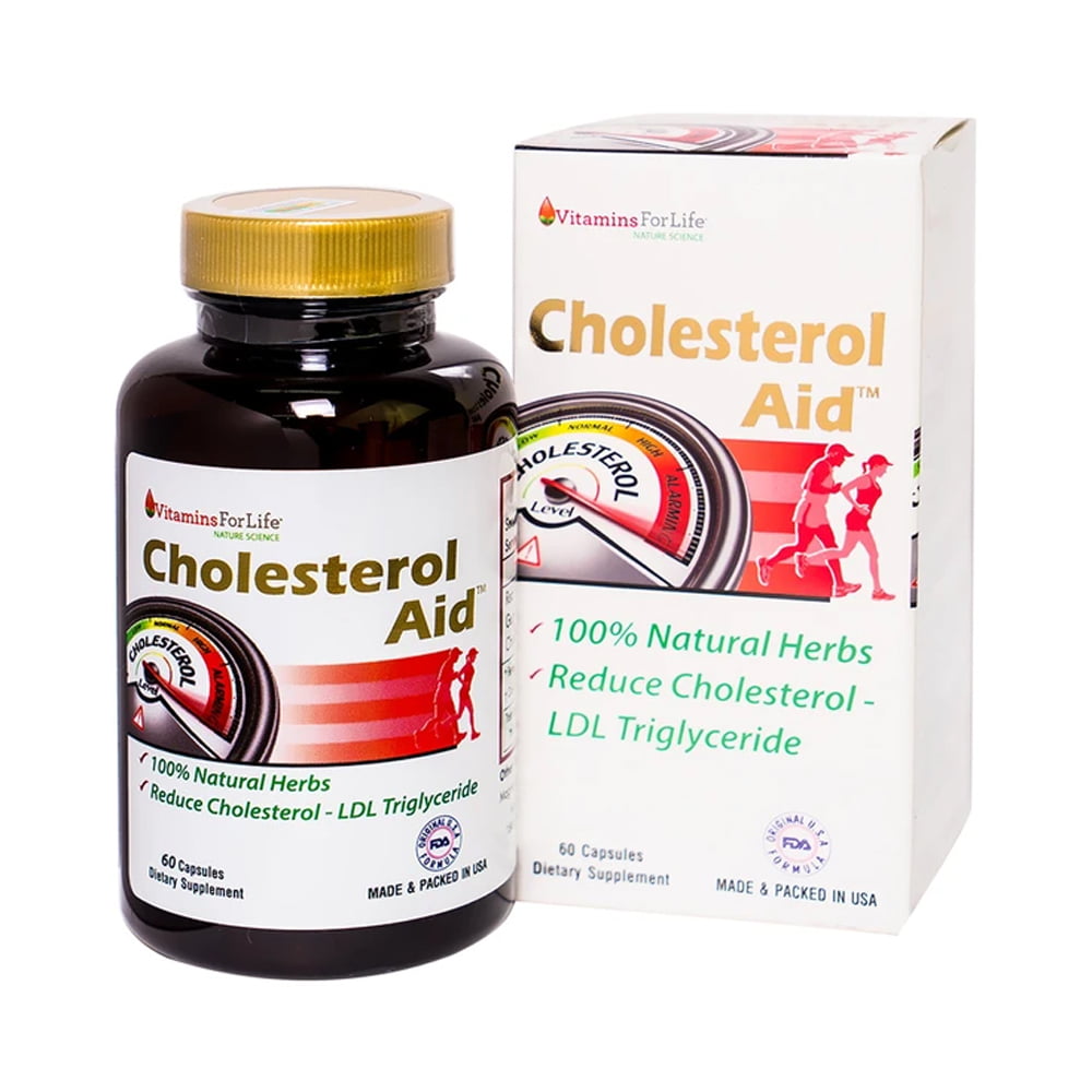 Viên Uống Hỗ Trợ Giảm Mỡ Máu Cholesterol Aid Vitamins For Life (60 Viên) -  Watsup