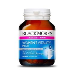 Viên Uống Women's Vitality Multi Blackmores- Bổ sung Vitamin khoáng chất cần thiết cho phụ nữ, hỗ trợ quá trình chuyển hóa và chức năng tuyến giáp (Hộp 50 Viên)