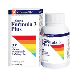 Viên uống Multivitamin, khoáng chất và dưỡng chất Vitahealth Supa Formula 3 Plus (30 Viên)