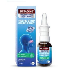 Xịt mũi kháng virus Betadine Cold Defence Nasal Spray (20ml)